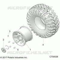 OPT, MACHINED BLACK. ALUMINUM ROUE ARRIERES