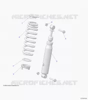 SUSPENSION, AMORTISSEUR AVANT MOUNTING