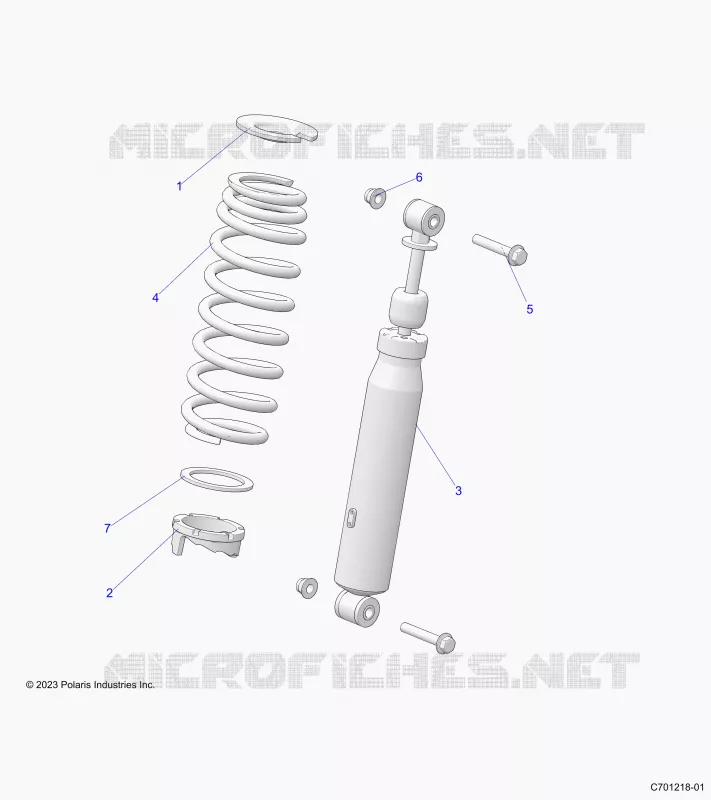 SUSPENSION, AMORTISSEUR AVANT MOUNTING