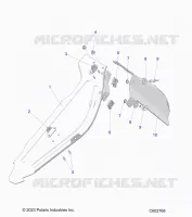 CHASSIS, PROTECTION D'EMBRAYAGE ASM. AND SHIELD