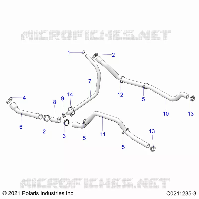 ENGINE, SYSTÃˆME DE REFROIDISSEMENT, HOSES