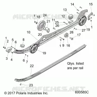 SUSPENSION, FIXATION RAIL
