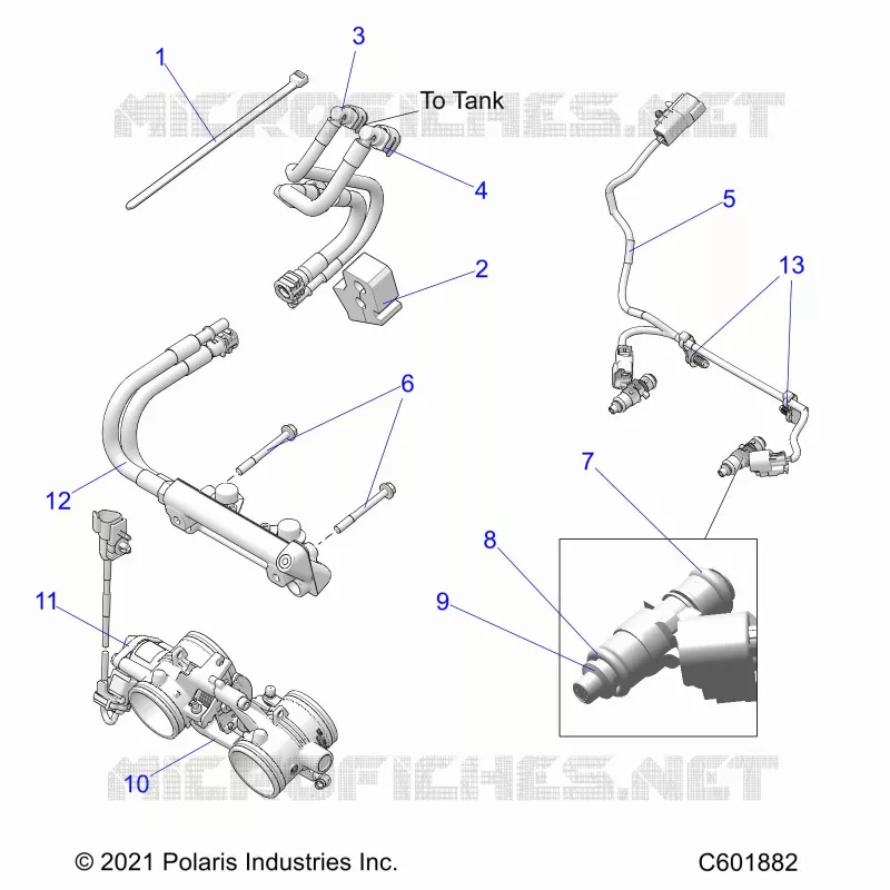 SYSTÃˆME D'ALIMENTATION, RAIL, LINES AND THROTTLE BODY