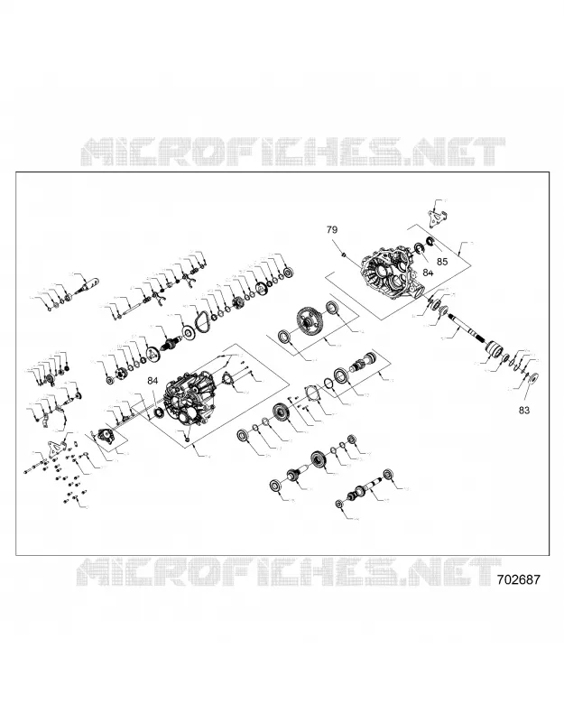 DRIVE TRAIN, PONT PRINCIPAL INTERNALS