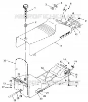 SIEGE ET RESERVOIR XLT 0970756, XLT SKS 0970556, and XLT RMK 0970956 (4937693769A007)