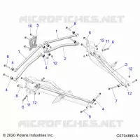 SUSPENSION ARRIERE TRAILING ARMS MOUNTING