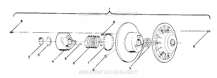 EMBRAYAGE DE TRANSMISSION TRAIL (4916831683020A)