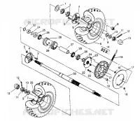 PONT ARRIERE 4x4 300 W958130 (4930183018C006)