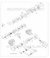SYSTÈME DE TRANSMISSION, PONT PRINCIPAL INTERNALS