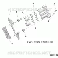 BRAKES, ETRIER DE FREIN ARRIERE