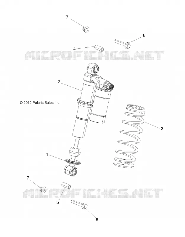 SUSPENSION, AMORTISSEUR AVANT, MOUNTING