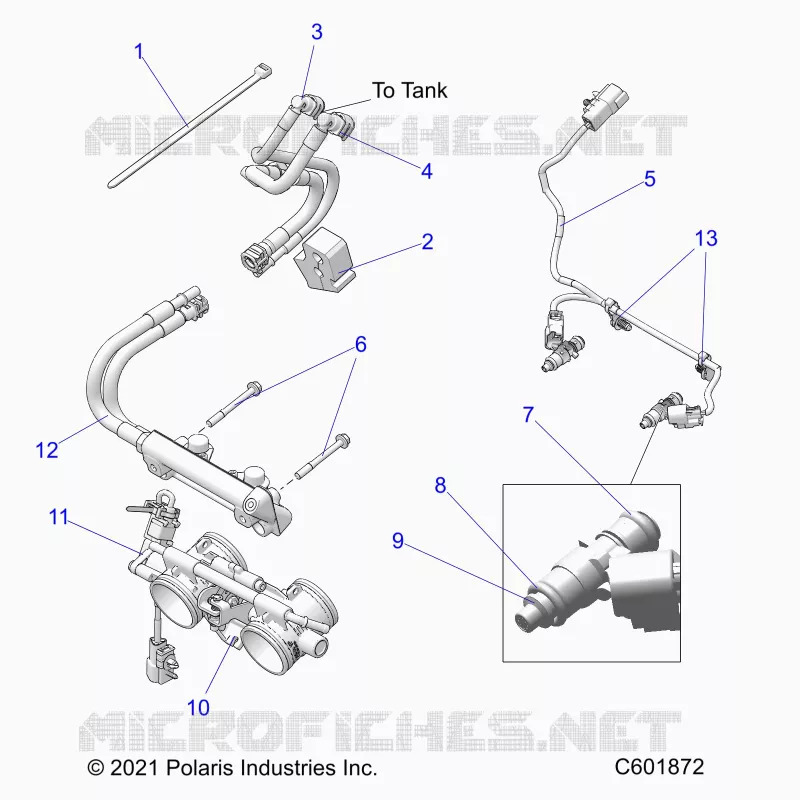 SYSTÃˆME D'ALIMENTATION, RAIL, LINES AND THROTTLE BODY