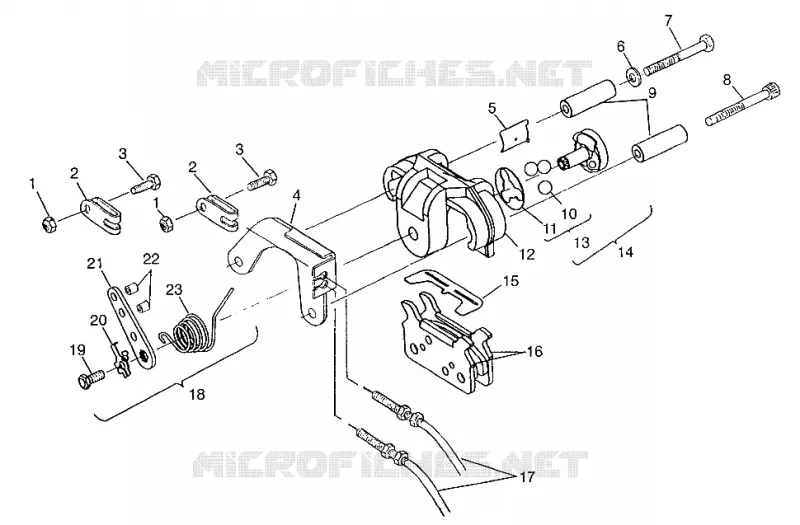 FREIN WIDETRAK LX 0972064 and EUROPEAN WIDETRAK LX E972064 (4938223822B011)
