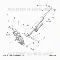 SUSPENSION, SUPPORT AMORTISSEUR , REAR SUSP.