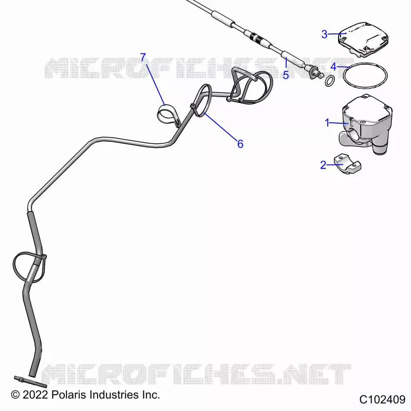 DIRECTION, CONTROLS, THROTTLE ASM. AND CABLE