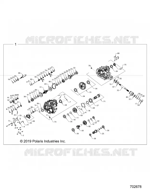 DRIVE TRAIN, PONT PRINCIPAL INTERNALS
