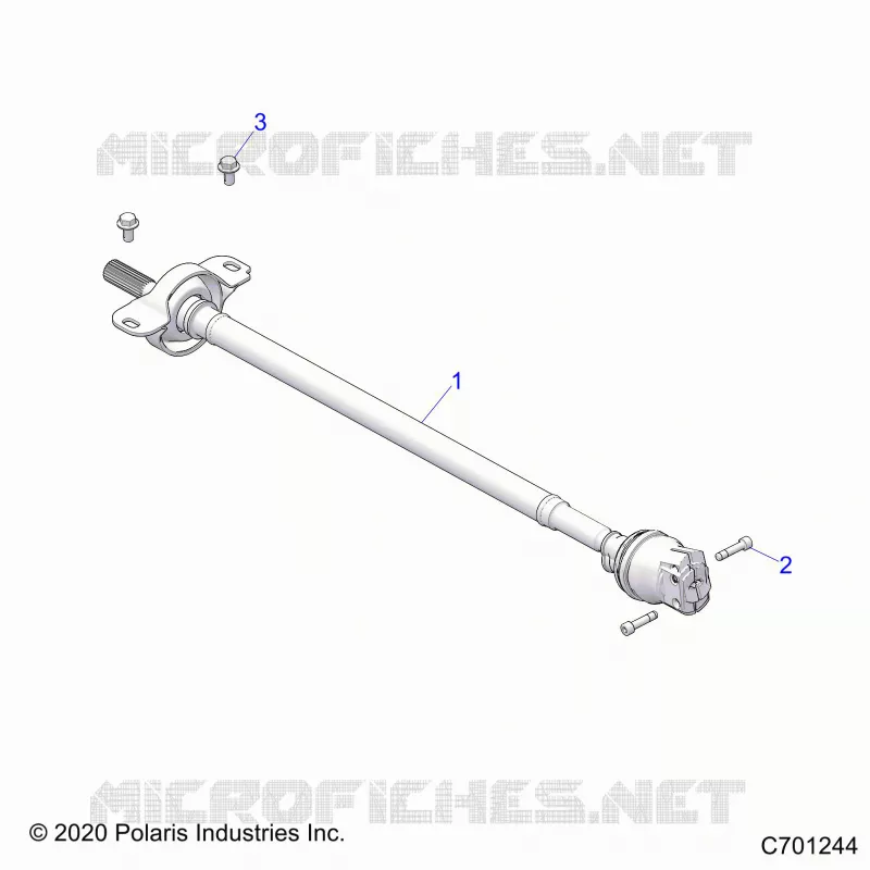 SYSTÃˆME DE TRANSMISSION, FRONT PROP SHAFT