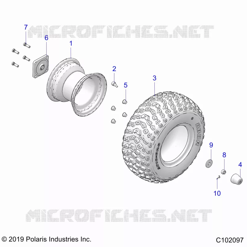 ROUES, REAR