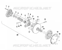 EMBRAYAGE DE TRANSMISSION (ELECTRIC START MODELS)