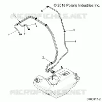 BODY, CARBURANT LINES, STD. 