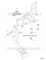 BRAKES, PEDAL AND MAITRE CYLINDRE