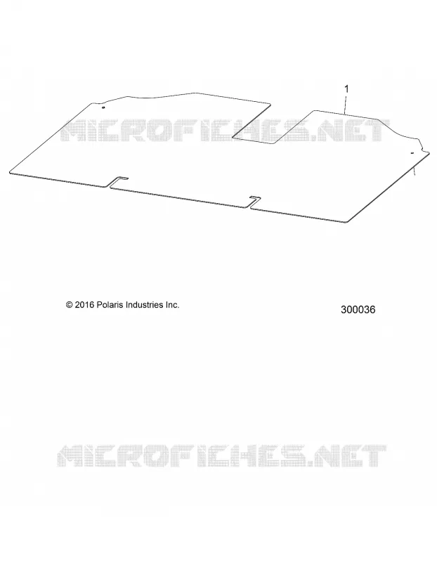 PLANCHER MATS, RUBBER