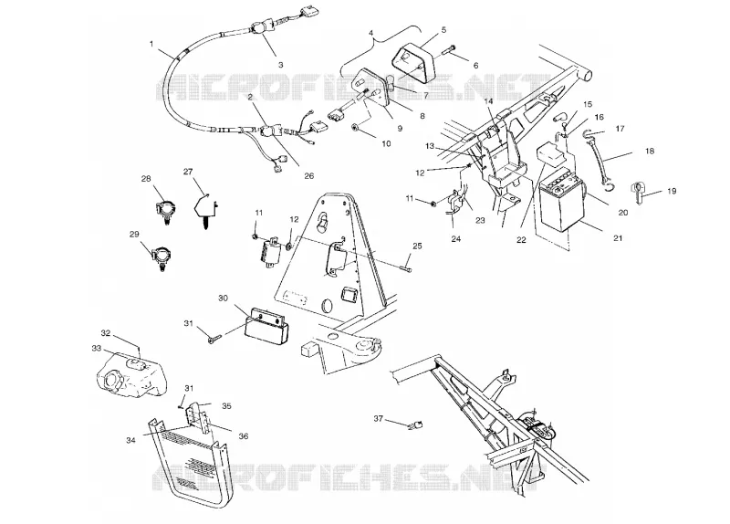 ELECTRICITE/FEU ARRIERE