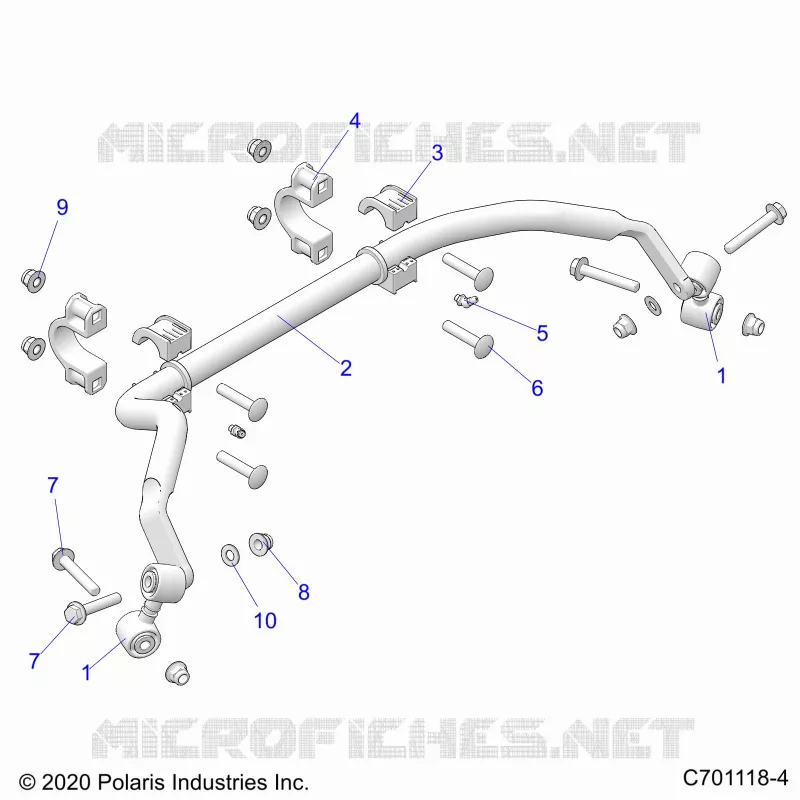 SUSPENSION, REAR BARRE STABILISATRICE
