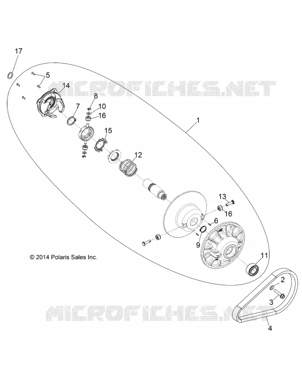 SYSTÈME DE TRANSMISSION, SECONDARY CLUTCH