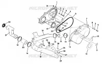 COUVERCLE D'EMBRAYAGE ASSEMBLY 350 2X4 (4918531853022A)