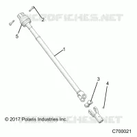 SYSTEME DE TRANSMISSION, REAR PROP SHAFT