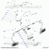 ELECTRICITE, DASH COMPONENTS, RIDE COMMAND