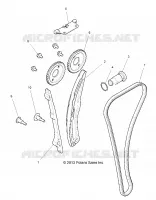 CHAINEE DE DISTRIBUTION AND TENSIONER