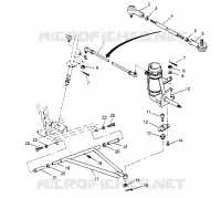 TRIANGLES DE SUSPENSIONS AVANT ET BIELLETTES DE DIRECTION 2x4 400L W947540 (4926752675B006)