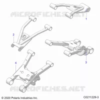 SUSPENSION ARRIERE CONTROL ARMS