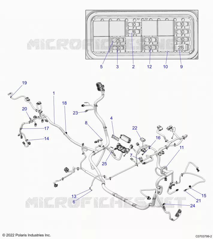 ELECTRICITE, WIRE HARNESSES, CHASSIS