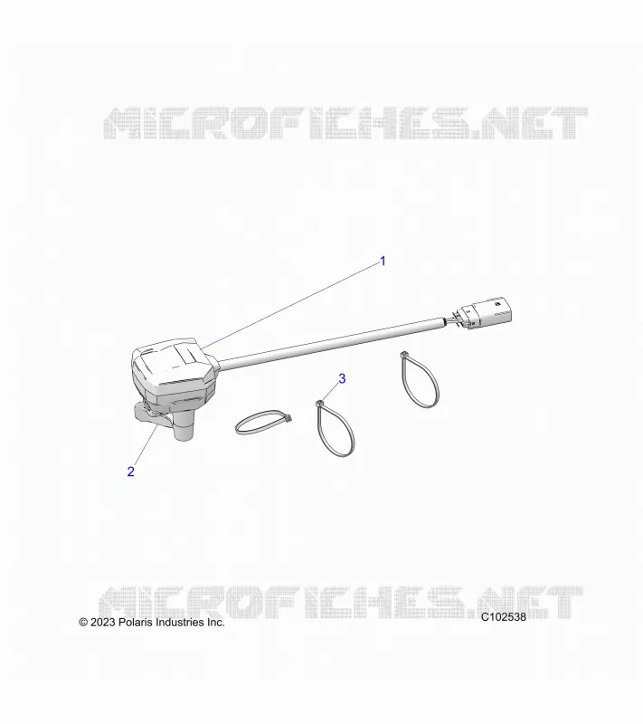 DIRECTION, CONTROLS, THROTTLE ASM. AND CABLE