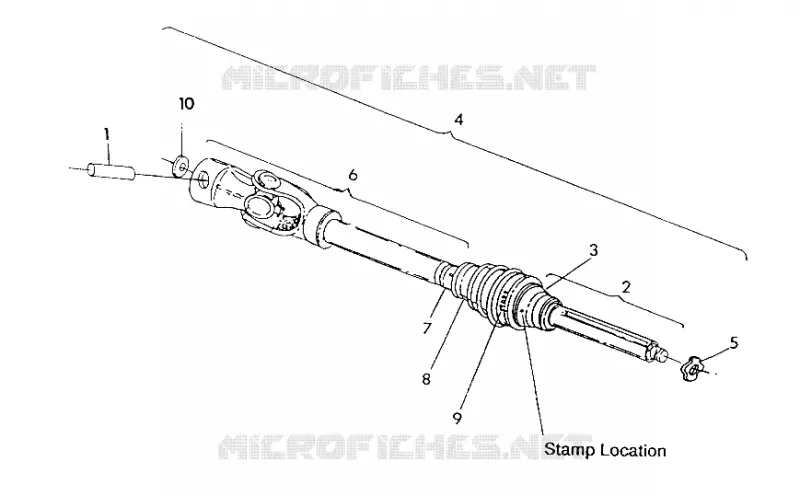 CARDAN 250 4x4 / W928127 (4922872287B05A)