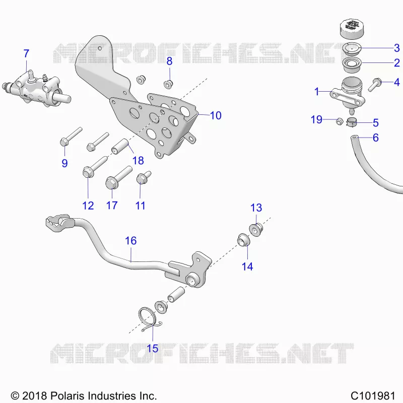 BRAKES, BRAKE PEDAL AND MAITRE CYLINDRE