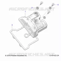 ENGINE, COUVERCLE SOUPAPE