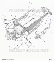 CHASSIS, PROTECTION D'EMBRAYAGE, FOOTRESTS, AND RUNNINGBOARDS