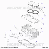 CYLINDRE AND PISTON
