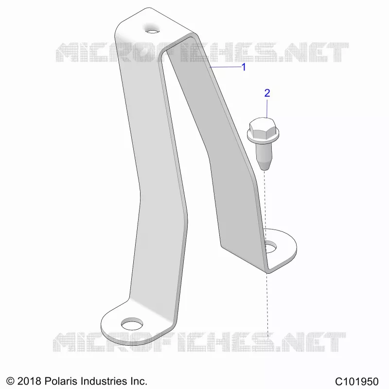 RESERVOIR DE CARBURANT BRACKET