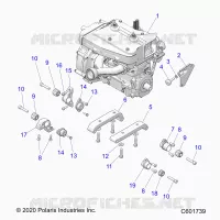MOTEUR, MOUNTING &amp; LONG BLOCK