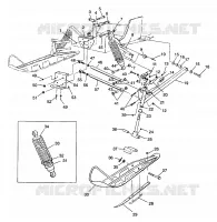 SUSPENSION AVANT AND SKI CLASSIC 0973865 (4938463846A013)