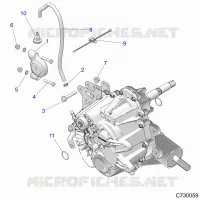 SYSTÃˆME DE TRANSMISSION, MAIN GEARCASE MOUNTING
