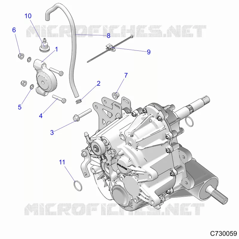 SYSTÃˆME DE TRANSMISSION, MAIN GEARCASE MOUNTING