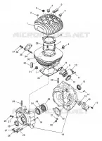 CARTERS MOTEUR AND CYLINDRE (300) XPRESS 300 W969530 (4935923592D004)