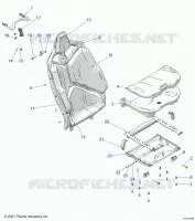 SIEGE ASM. REAR