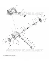 SYSTEME DE TRANSMISSION, RIGHT ANGLE GEARCASE ASM.